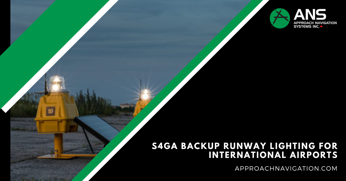 S4GA Backup Runway Lighting for International Airports Approach
