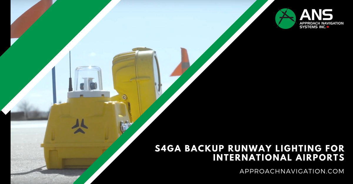 S4GA Backup Runway Lighting For International Airports Approach
