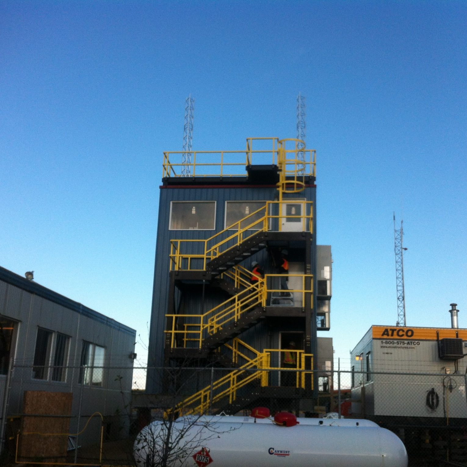 Suncor Exterior with Towers